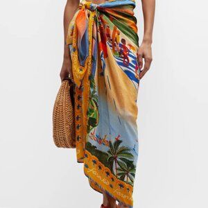 New Farm Rio Carioca Panneaux Pareo Sarong Beach Swim Dress Coverup One Size NWT